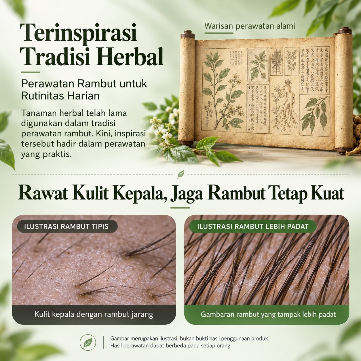Perawatan rambut botanical